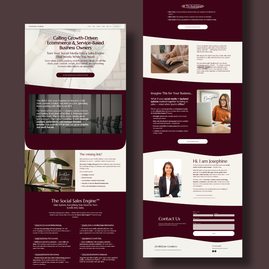 Websites & Landing Pages